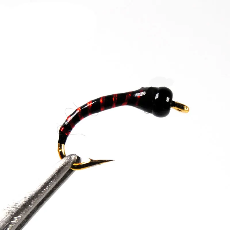 Wifreo-señuelos artificiales de pesca, 12 piezas/20 piezas, piezas, surtido de moscas de la ninfa epoxi, Midge, Hegene, trucha, pescado blanco, tamaño #12 #14 #16 - imagen 5