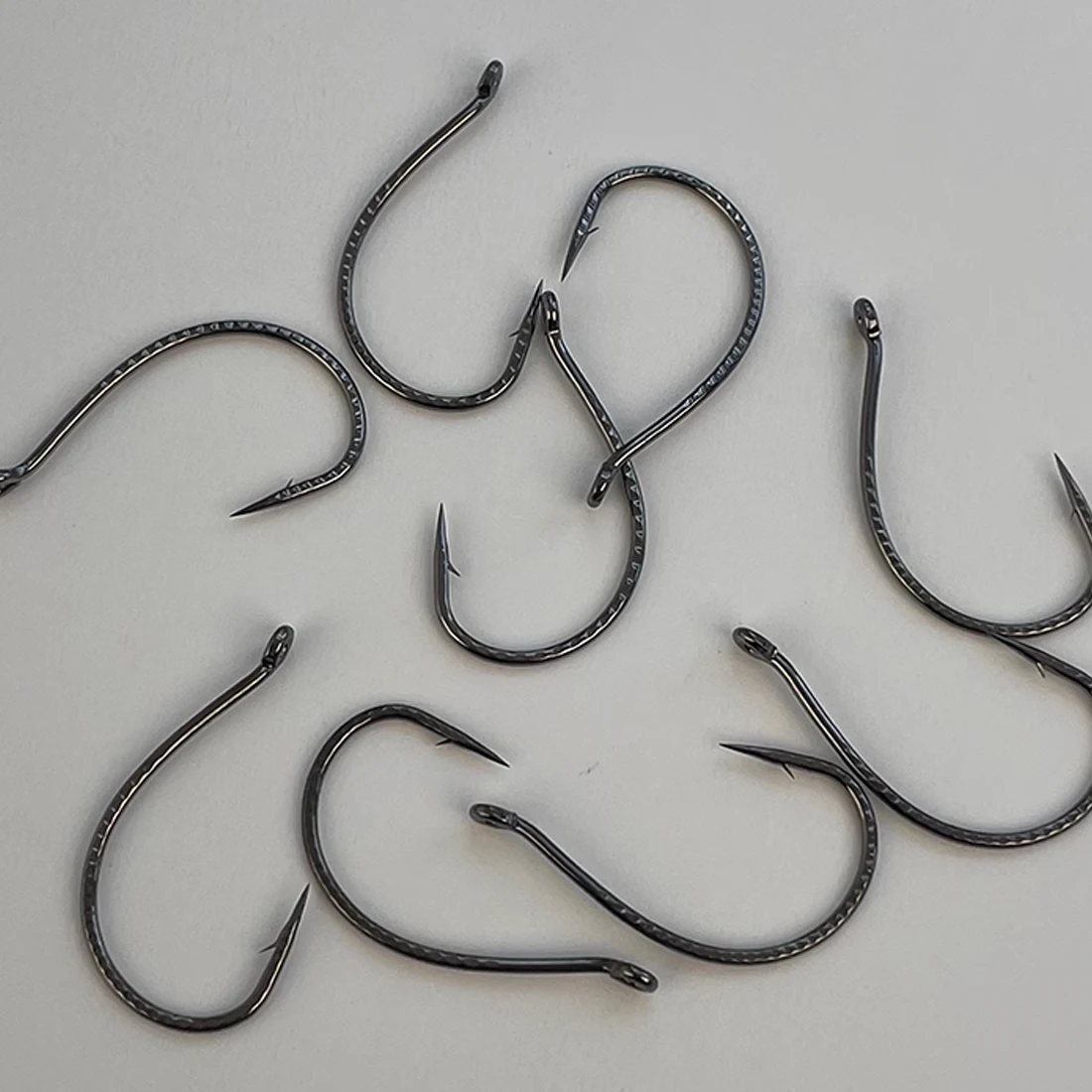 50 Uds. Gancho de tiro de gota, anzuelo de gusano, anzuelos de pesca, aparejo de tiro de gota, pesca de agua dulce de acero rico en carbono para lubina, perca, bagre - imagen 5