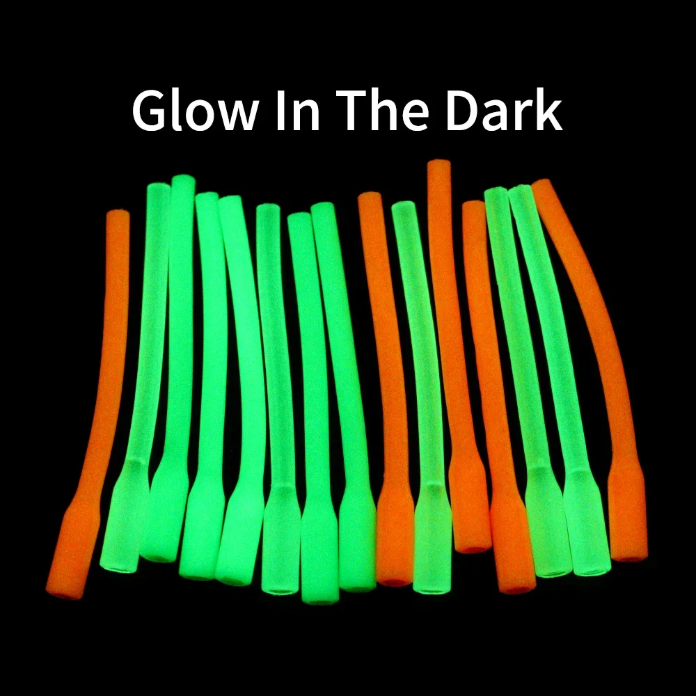 Lionriver-Tubo de aparejo brillante para pesca en agua salada, Protector de línea de gancho engrosado, aparejos de Terminal luminosos, 3 colores, 2,83 pulgadas - imagen 5