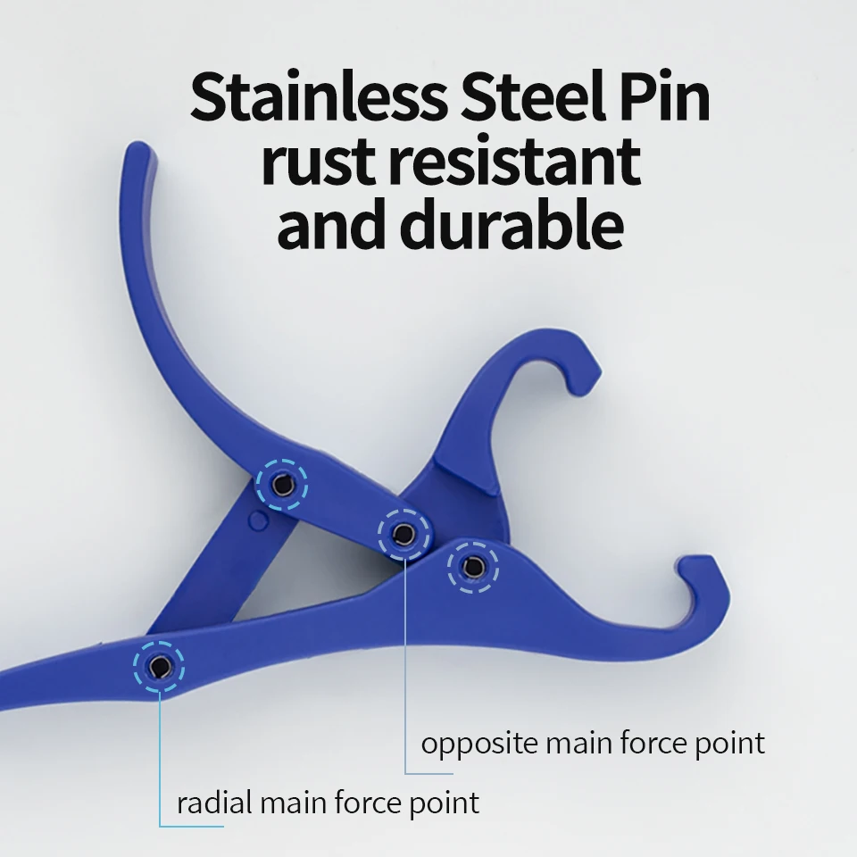 Juego de alicates para Señuelos de Pesca, tijeras, pestillo de resorte de retorno, diseño curvo, mango cómodo, alicates de punta de aguja, herramienta multifuncional de águila - imagen 4
