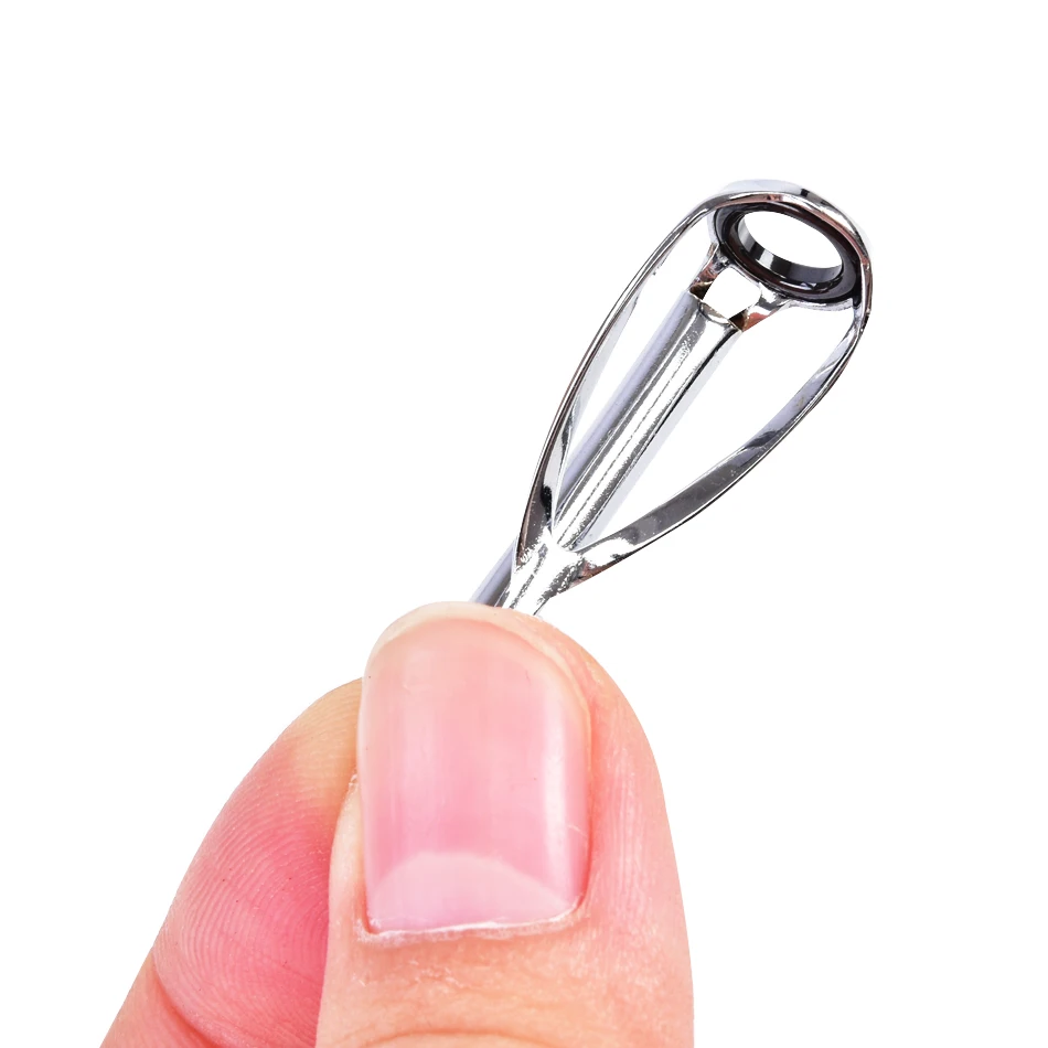 10 uds/Kit SIC CR soporte de guía superior anti-enrollado versión mejorada anillo de caña guía de reparación accesorio de caña de pescar de repuesto