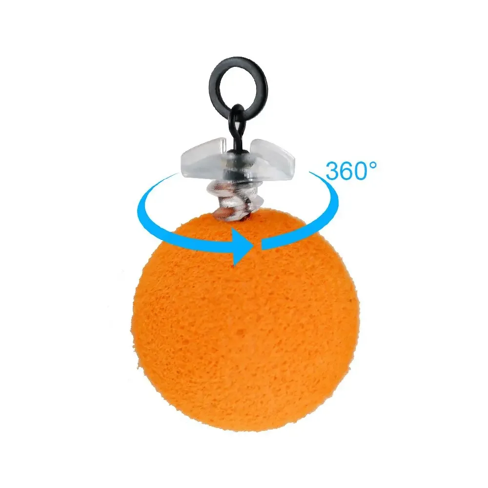5pcs Carp Fishing Accessories Plastic 360 Boilie Screw with Carp Fishing Rolling Swivel with Ring D-Rig Chod Rig Tackle - imagen 4