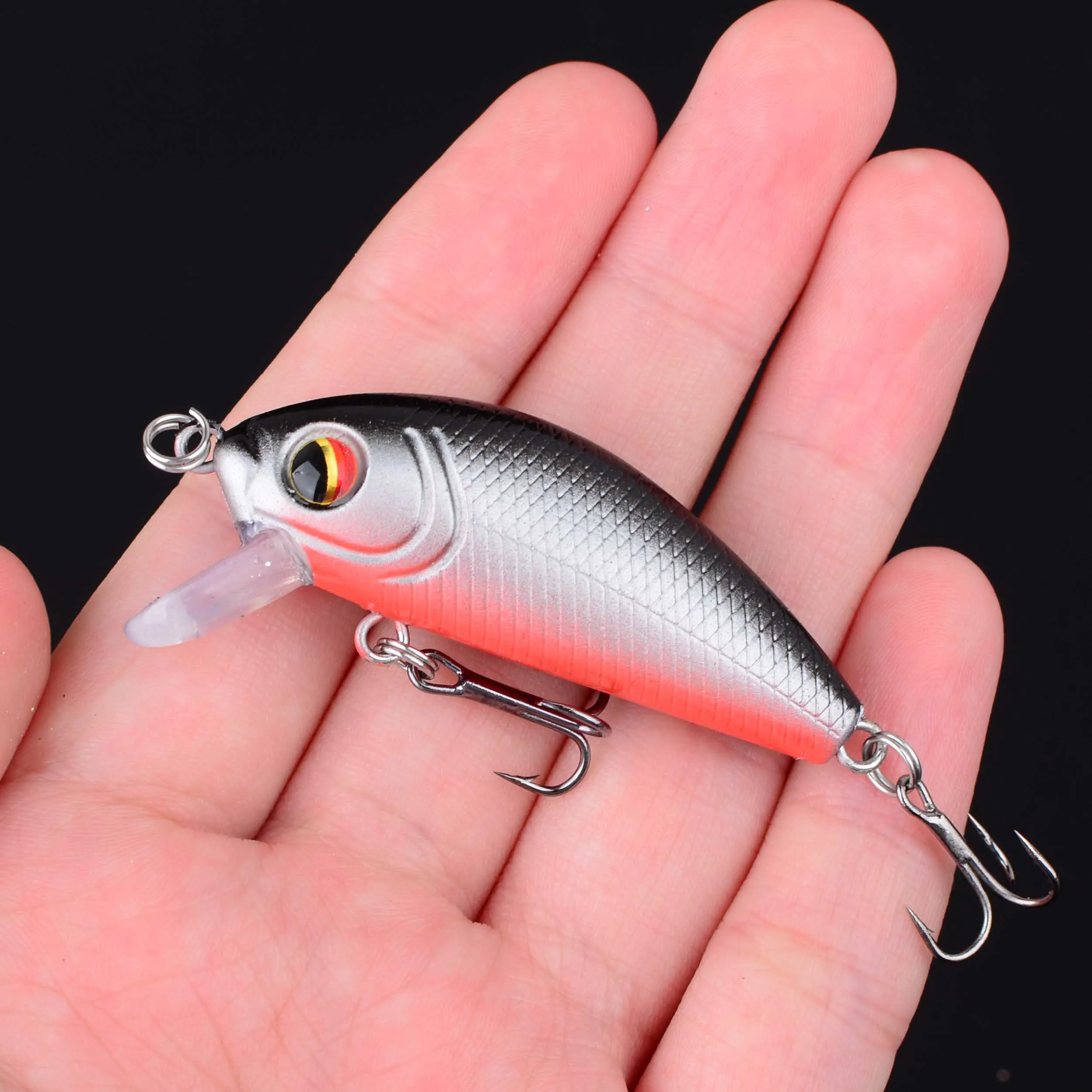 Señuelo de Pesca Jerkbait Minnow, cebo duro Wobblers para Lucio, cebos artificiales, carpa, lubina, plantilla de Pesca, aparejos de Pesca, 1 ud. - imagen 4