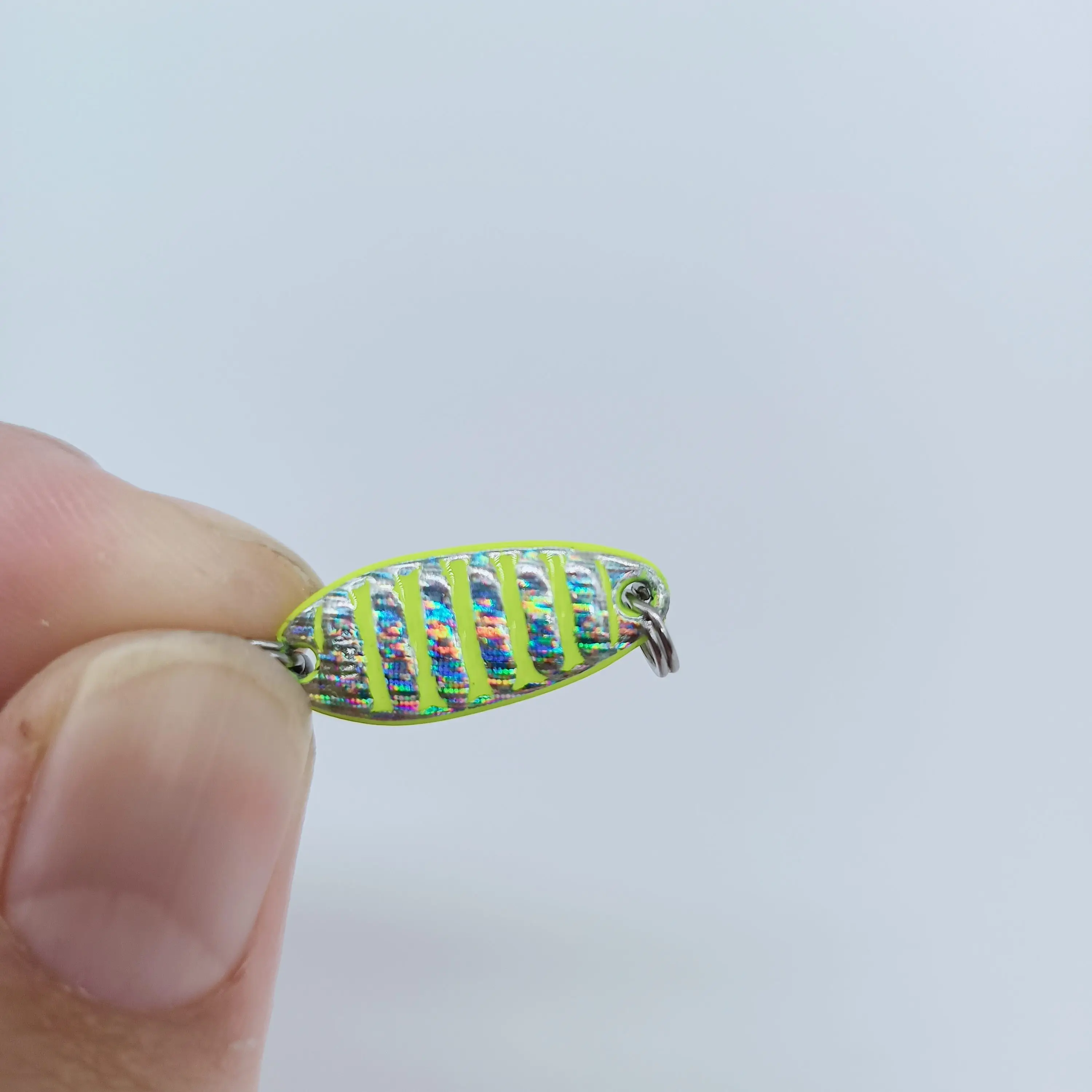 DUODUOYU-SEÑUELOS DE PESCA DE plantilla pequeña, 1 piezas, 1,5g/3g, señuelos duros de metal con un solo gancho, Crankbaits, aparejos de pesca artificiales - imagen 5