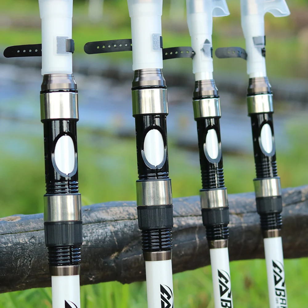 Caña telescópica BAKAWA de 210CM/300CM, caña de pescar portátil para carpa, accesorios de pesca giratorios, caña de pescar de fundición a tierra, venta - imagen 3