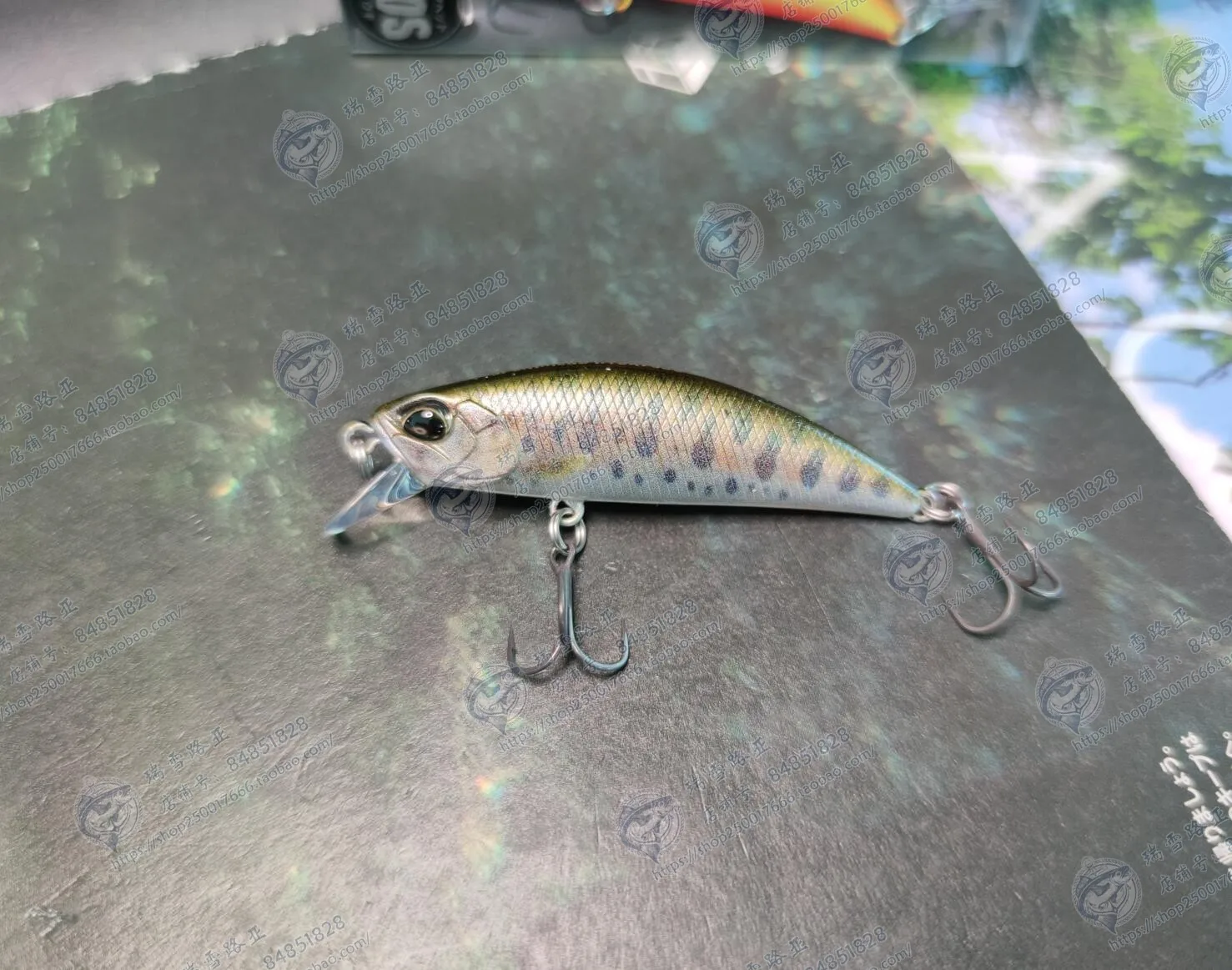 Japón DUO SPEARHEAD 50S Mino sumergido cargado 4,5 g cebo verde con punta de lanza para corriente. - imagen 4