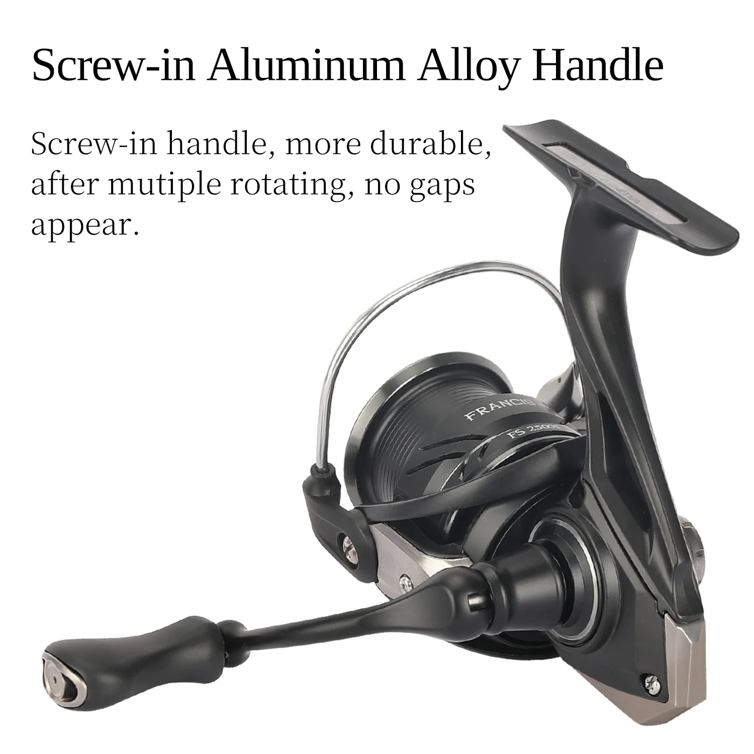 Carrete de pesca giratorio TSURINOYA FRANCIS FS PRO 800S 1000 C2000S 2500S 3000M 4000M 158g carrete poco profundo versátil lubina de fundición larga - imagen 3