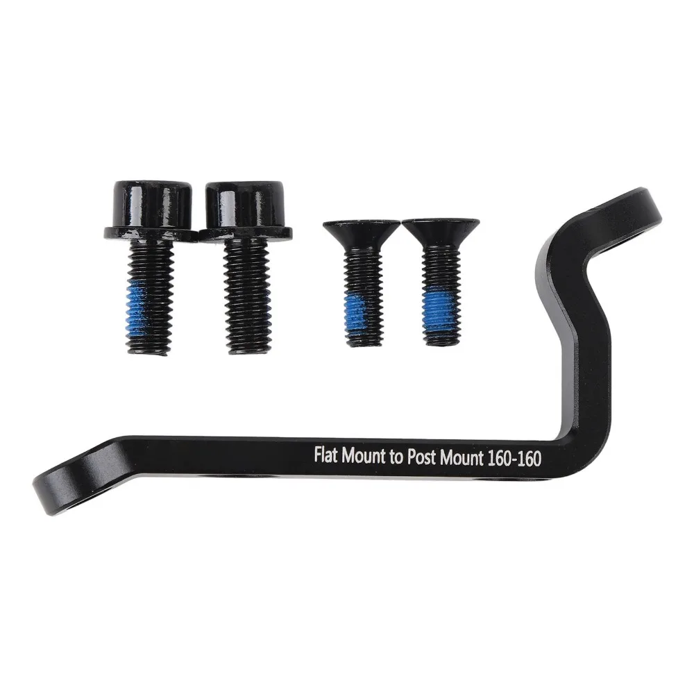 Adaptador de Freno de Disco de Aleación de Aluminio con Pernos, Adaptador de Rotor de Freno de Disco Delantero y Trasero de Montaje Posterior a Plano, Fácil Instalación, 160 mm - imagen 4