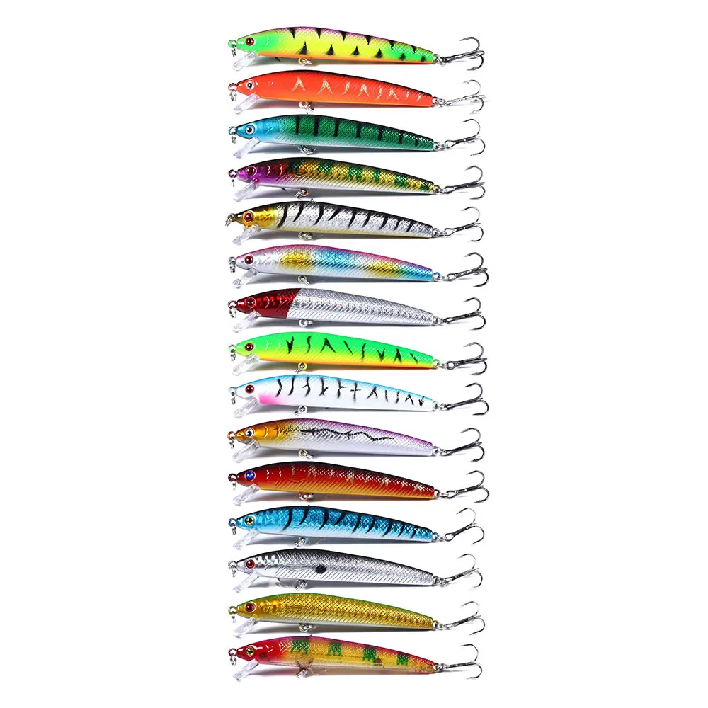 Señuelos Minnow artificiales – Crankbaits para lubina, lucio y perca - imagen 2