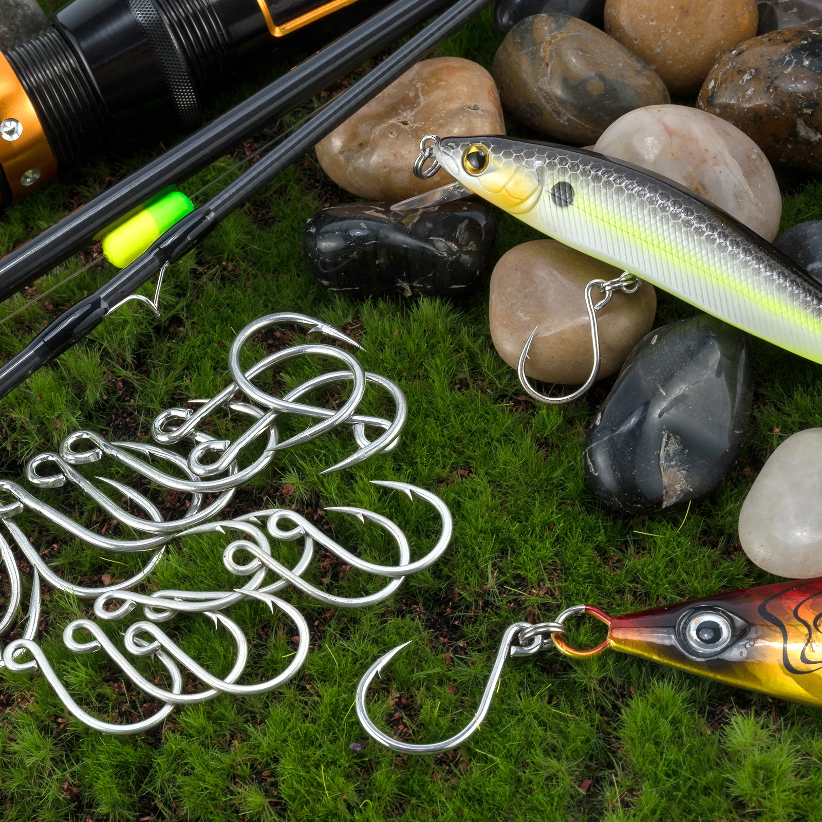 Anzuelos ojo grande inline para Crankbait, Popper y Metal Jig - imagen 5