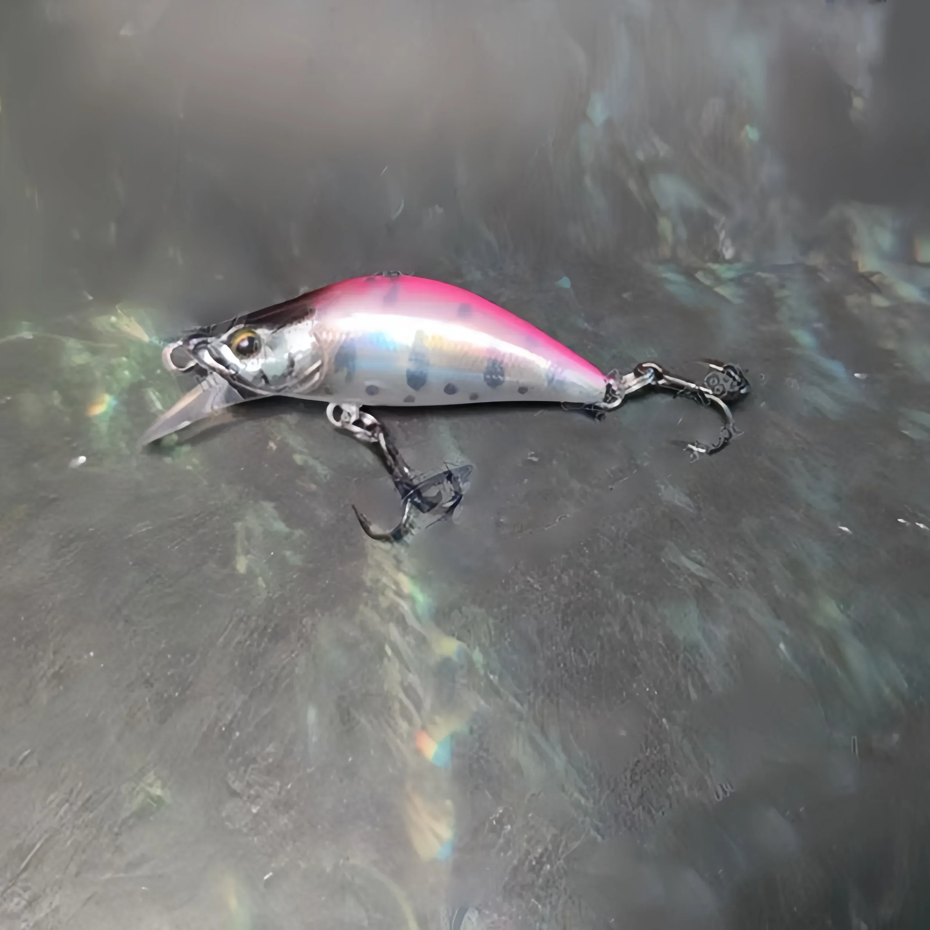 Mini pececillo que se hunde de 35mm /3,35g para pescar, cebo Artificial japonés, suministros de pesca para trucha y lubina, enderezar la boca - imagen 5