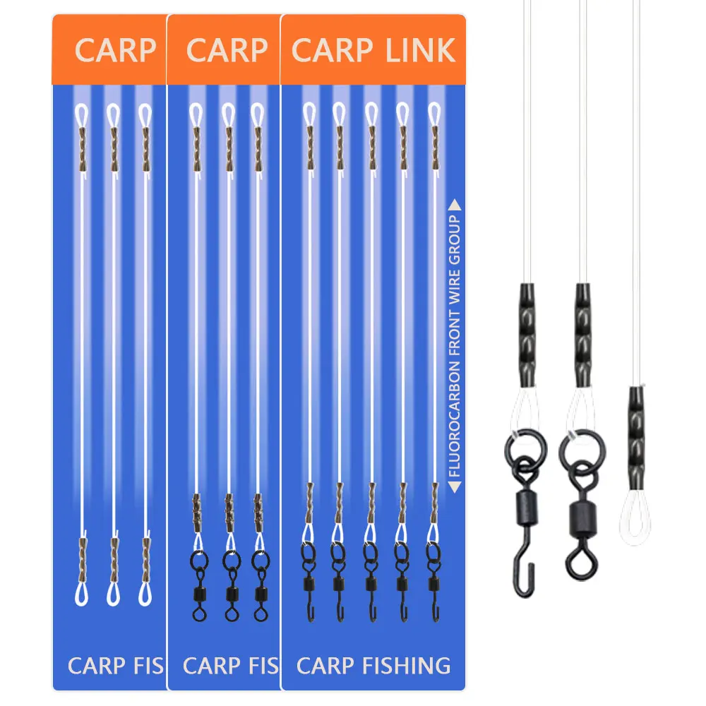 Montaje en cabello para carpas con fluorocarbono y esmerillones - imagen 4
