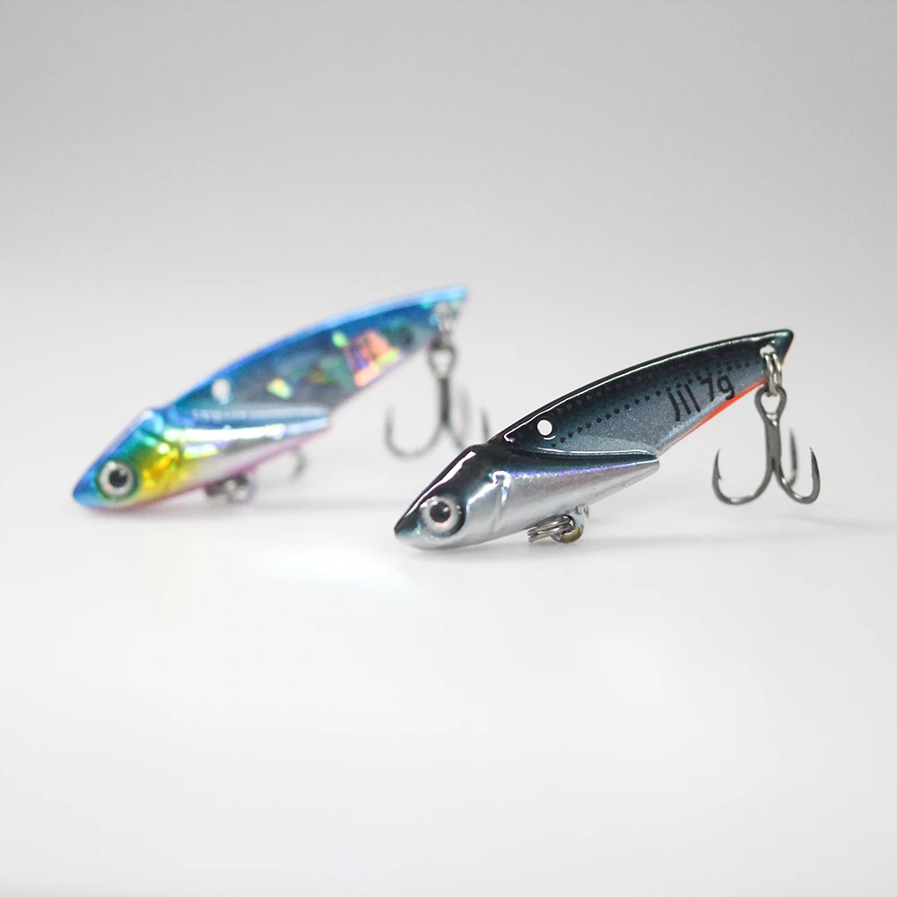 Señuelo de pesca de Metal que se hunde VIB, 3,5g, 7g, cuchara de vibración, cebos duros Crankbait Wobbler Swimbait, aparejos de cicla VIB, 1 unidad - imagen 5