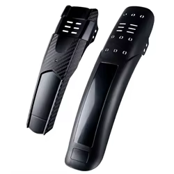 Guardabarros de plástico duradero para bicicleta de montaña, alas delanteras y traseras negras, accesorios para ciclismo