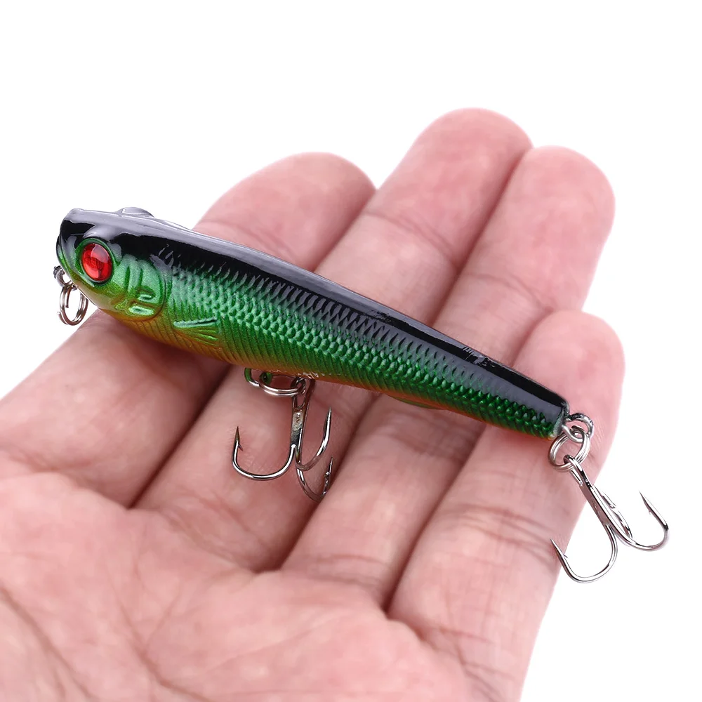Señuelo lápiz topwater flotante con acción zigzag para lubina - imagen 3