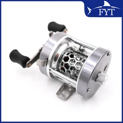 Nuevo Carrete de pesca MingYang W300L Baitcasting 172g 5,0: 1 freno centrífugo de mano izquierda y derecha para señuelos pequeños rueda de tambor fundido
