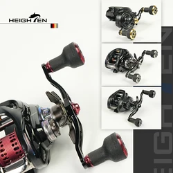 HEIGHTEN Doble manivela TPE para carrete baitcasting de 105 mm