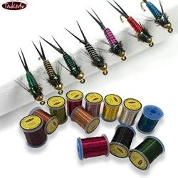 TAKEDO Pro Alambre de cobre para atado moscas pesca con mosca