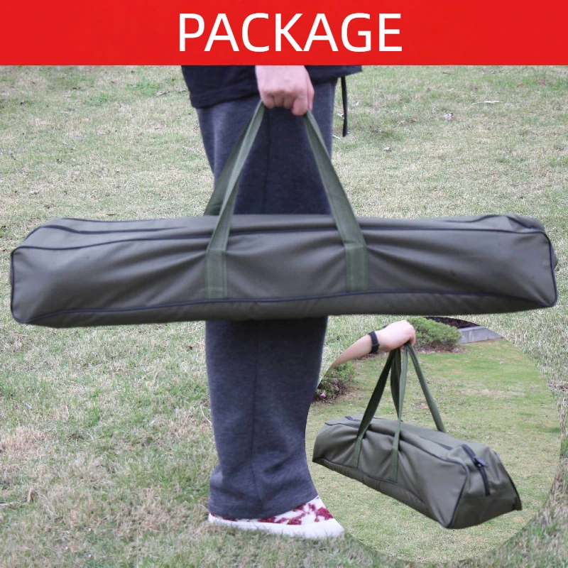 JSFUN-soporte retráctil de aleación de aluminio de 3 cabezales, caña de lanzamiento de batería verde, soporte de batería de pesca para almacén europeo - imagen 5