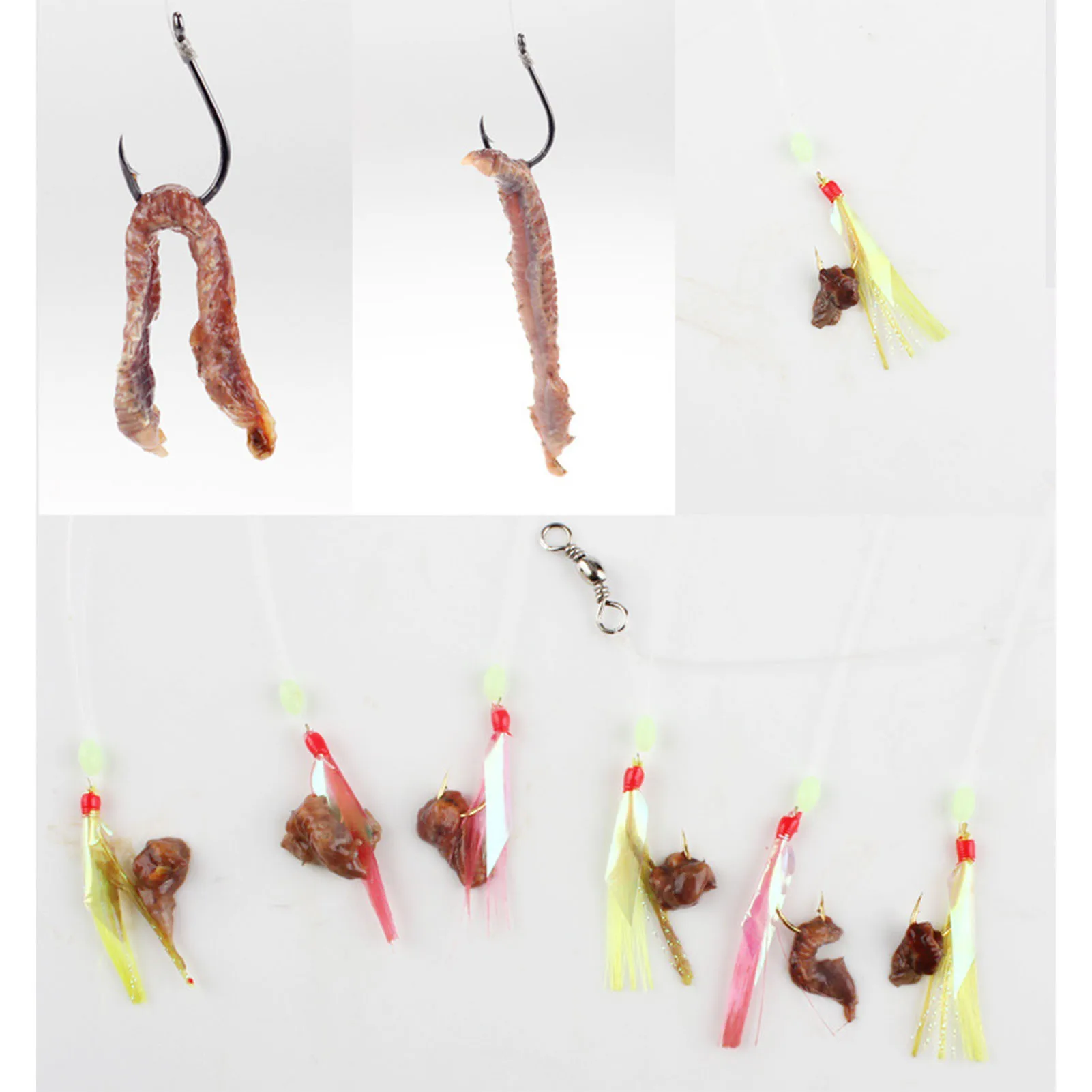 Gusano de arena seco 100% Natural, Señuelos de Pesca de 6/10g, pesca al aire libre, torneo de pesca, comida seductor, captura de carpa para pesca de mar helado de invierno - imagen 3