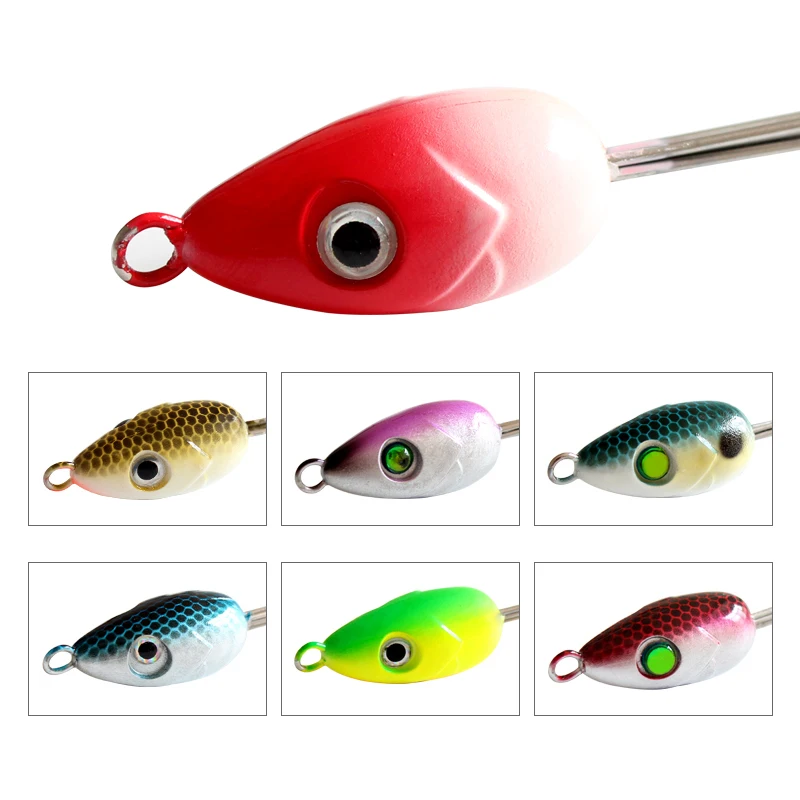 ILURE-señuelo de pesca de 5 brazos, cebo giratorio de lentejuelas, cabeza de aparejo de paraguas, hoja de mimbre ultraligera - imagen 3