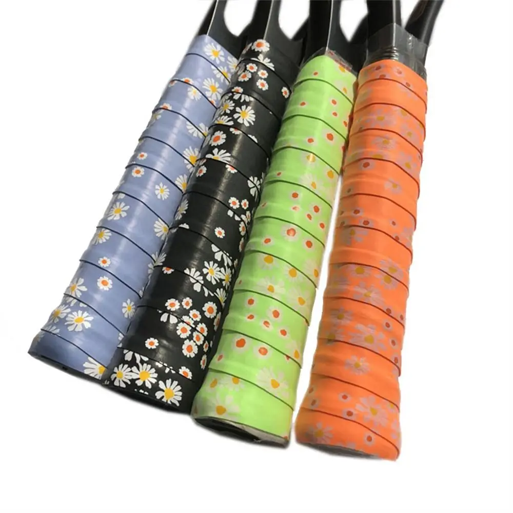 Bandas de sudor antideslizantes Daisy para raqueta de tenis, cinta de agarre para bádminton, sobregrip para raqueta de tenis de playa, nuevo - imagen 2