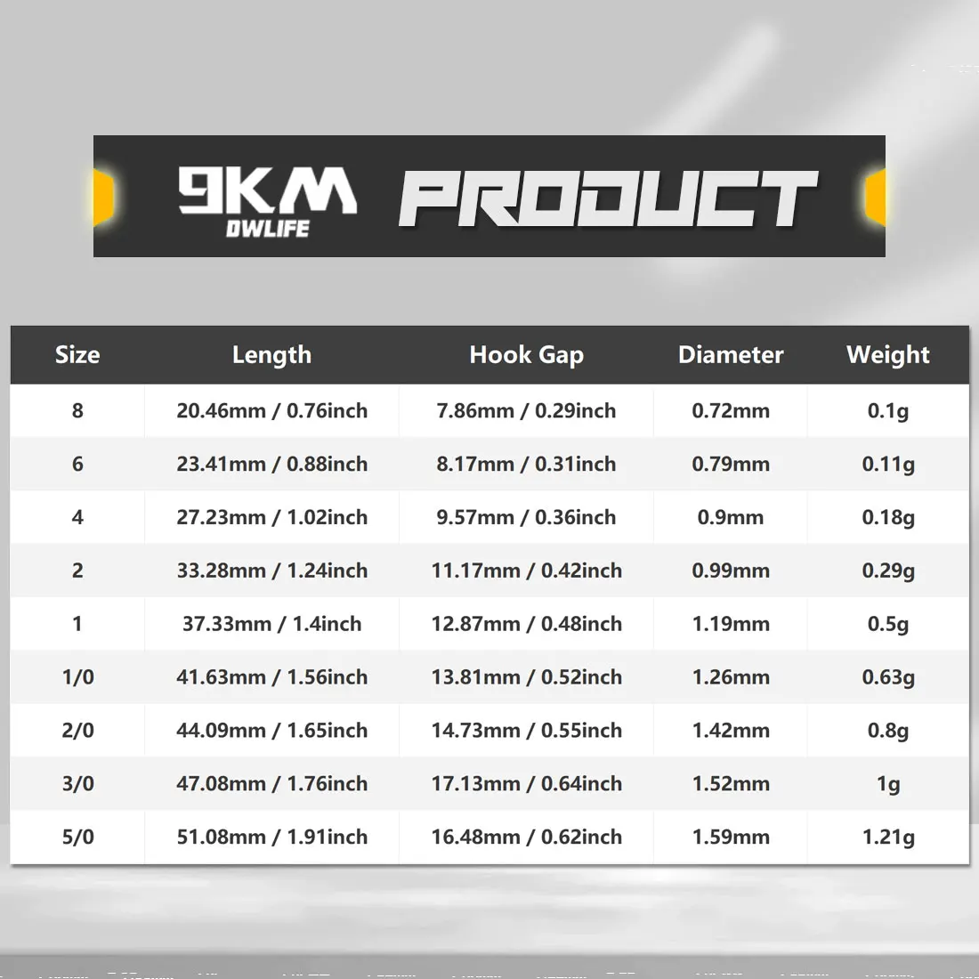 Anzuelo de pesca de vástago largo de 9KM, 50 Uds., señuelo de pesca, anzuelo de cebo, anzuelo de gusano - imagen 2