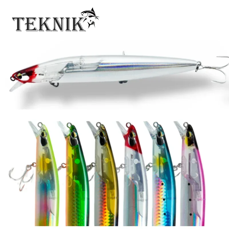 Señuelo de pececillo 2024, 145mm, 26g, sistema deslizante de peso de tungsteno, cebos flotantes, Shimamo poco profundo, asesino silencioso, hoja de Flash 140F - imagen 2