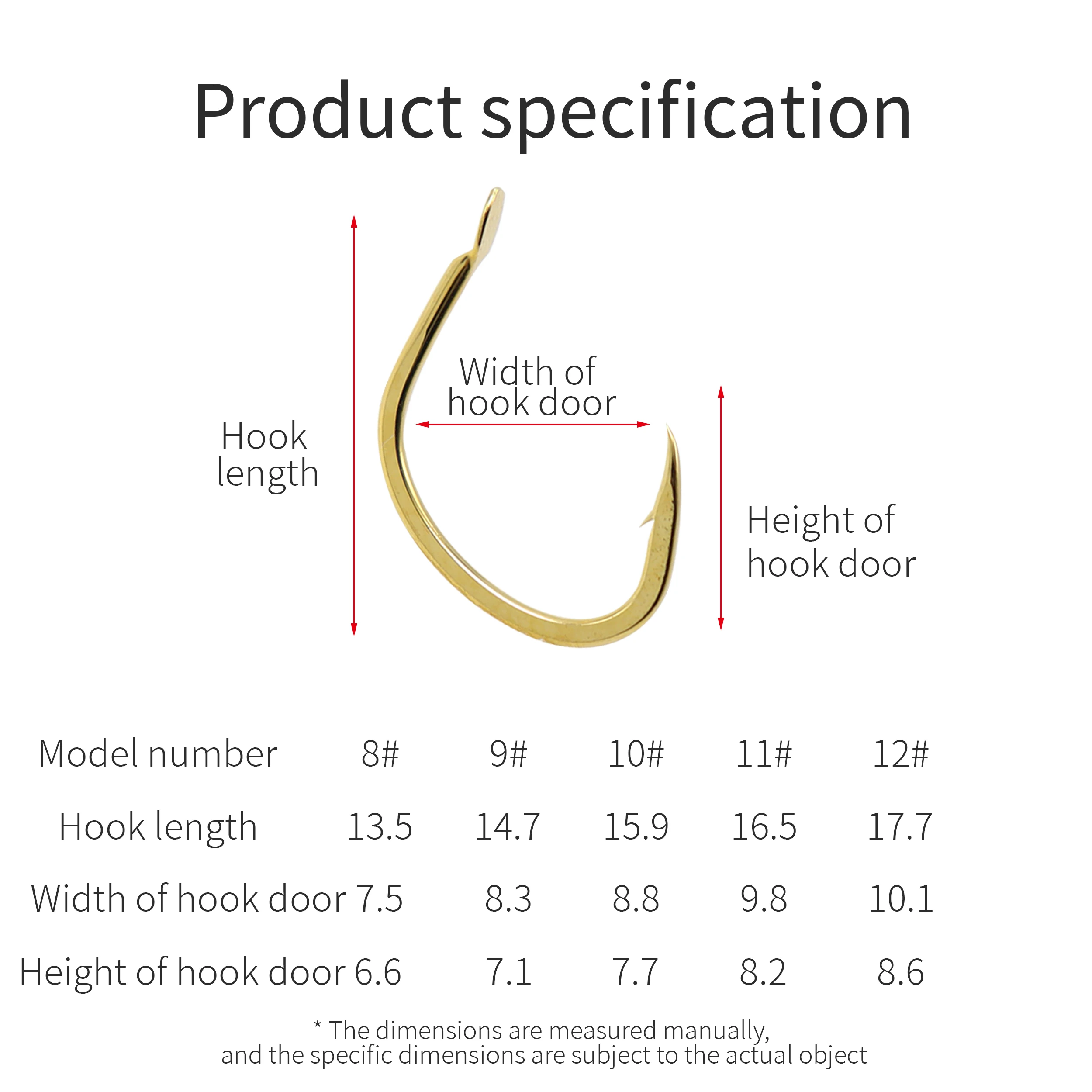Anzuelos de pesca de balsa ZYZ, 10 unids/bolsa, anzuelos de balsa de acero rico en carbono, 4 tamaños, anzuelos de pesca de carpa con púas, aparejos de anzuelos de agua dulce - imagen 4