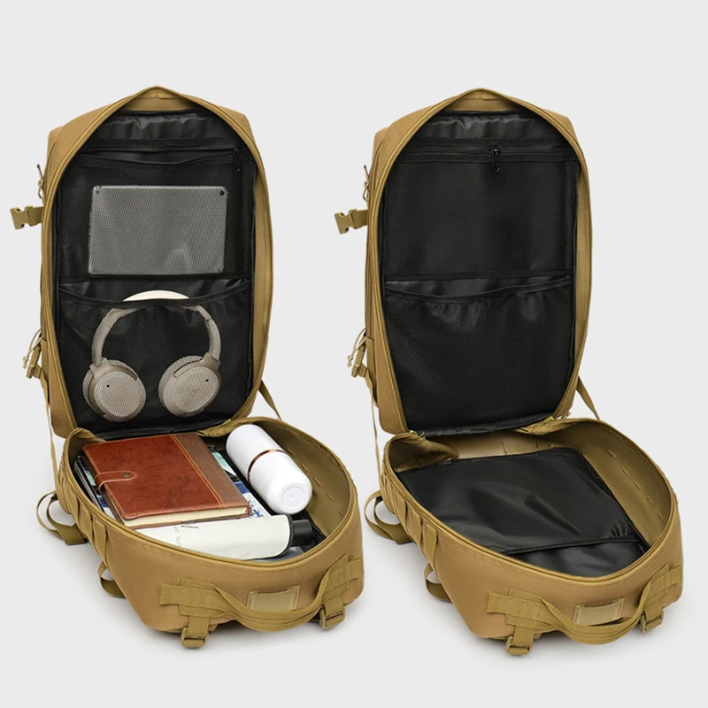 Mochila táctica Molle de pesca de 50L, bolsa de aparejos para almacenamiento de equipo de pescado, bolsas de caza para senderismo al aire libre, mochila organizadora de señuelos - imagen 5