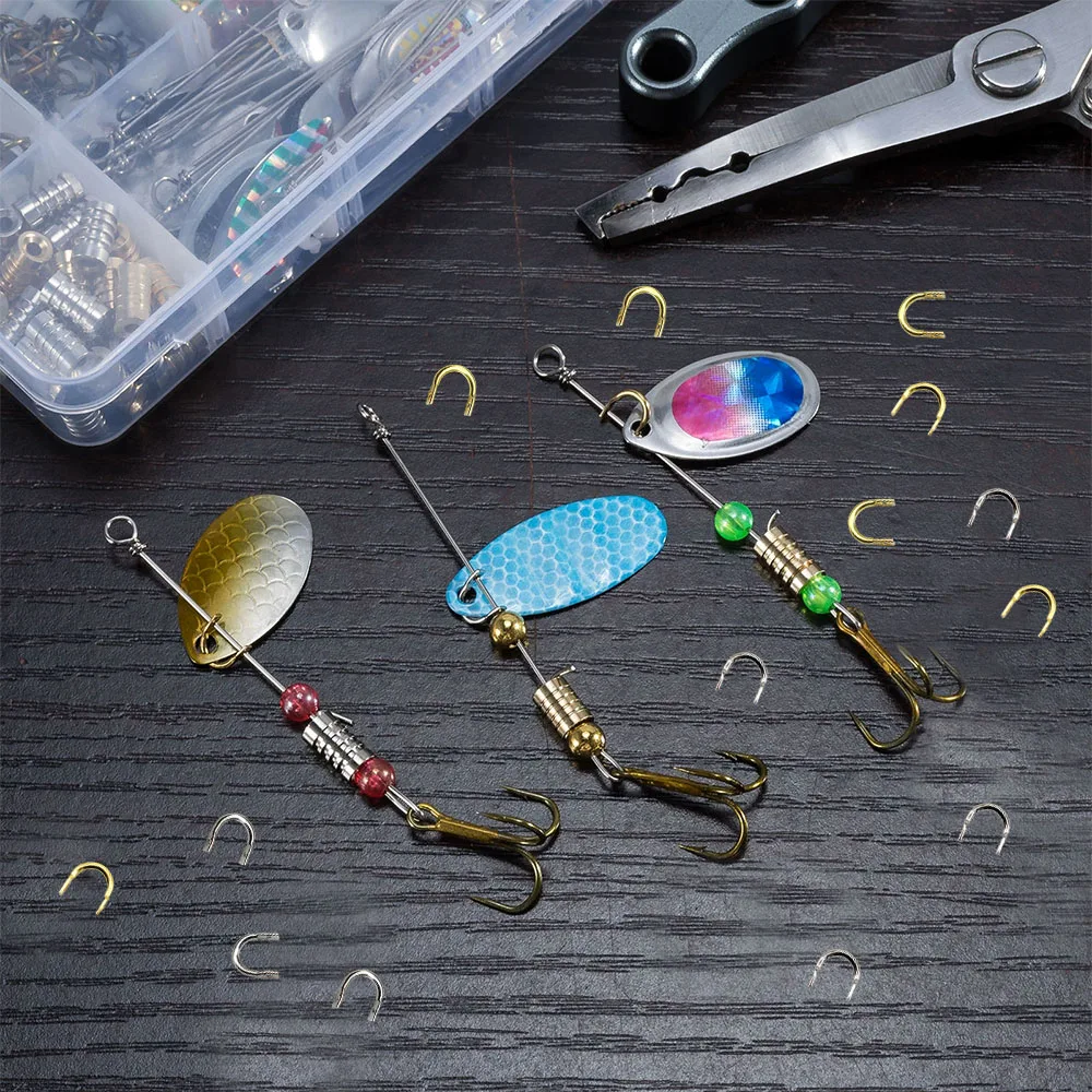 MNFT Easy Spin Horquilla de latón para spinnerbait artesanal - imagen 5