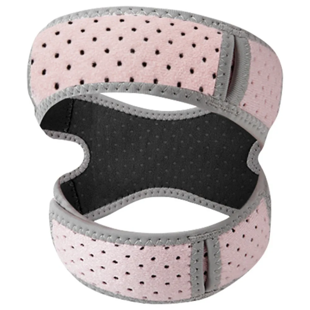 Rodillera deportiva con soporte ajustable, rodillera antideslizante y transpirable para rótula, rodillera de entrenamiento que absorbe los golpes, alivia el dolor de rodilla