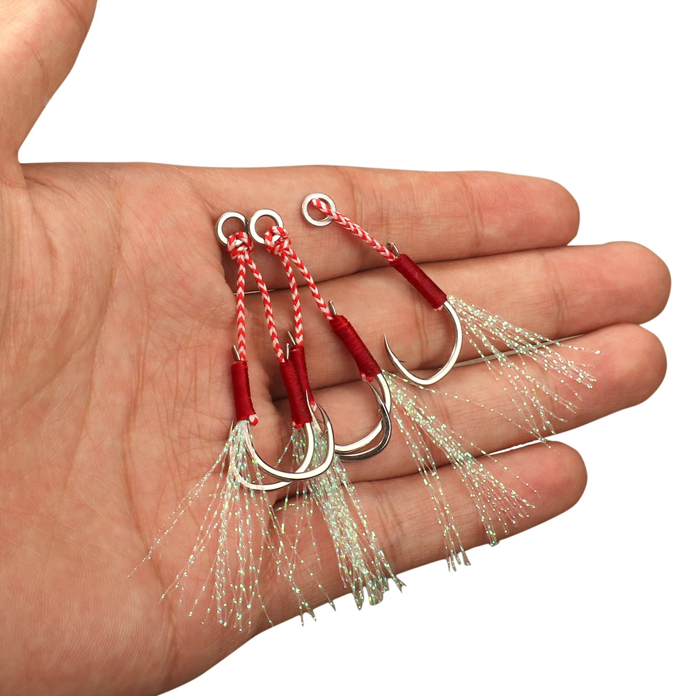 GOBAIT Anzuelo Assist Jigging Acero Carbono para Mar - imagen 4
