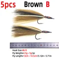 5pcs B Brown