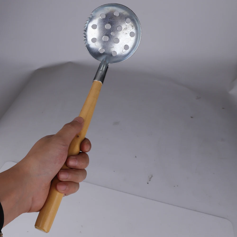 FTK-cuchara de hielo de invierno para pesca en hielo, herramienta de acero resistente para romper y quitar hielo en lagos congelados, accesorios de pesca - imagen 4