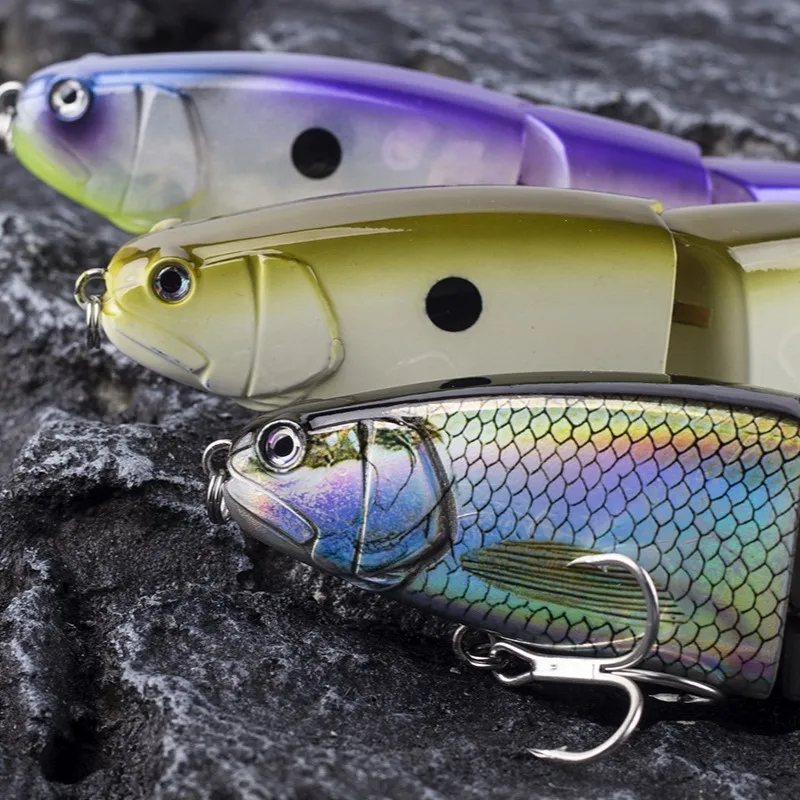 Cebo de pesca de agua dulce hundido, señuelo de pesca articulado 2024, señuelo de agua dulce para lubina, bagre, Swimbait Balam 230 Lure Madness - imagen 4