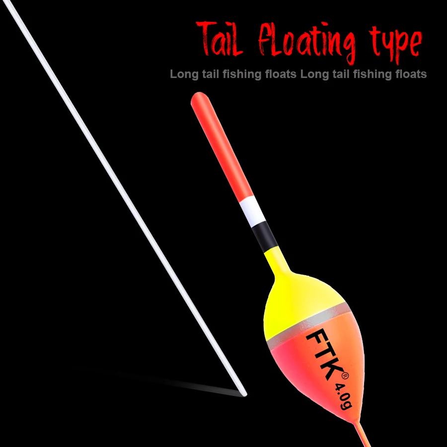 FTK 5 unids/pack flotador de Pesca Size1g-4g 18cm-22.5cm flotadores de abeto Barguzinsky boya Vertical flotador de Pesca Bobber aparejos de Pesca - imagen 5