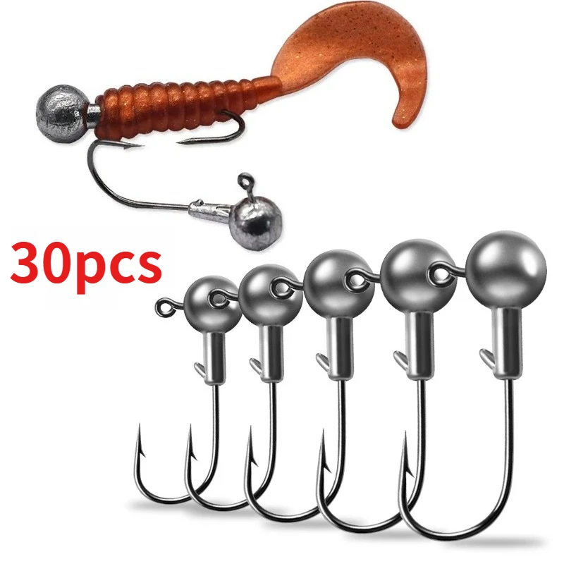 Jig Heads de plomo para vinilo – Anzuelos con cabeza lastrada - imagen 5