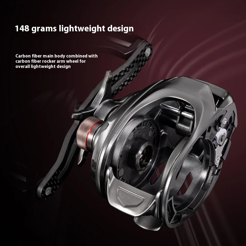 Tansen T2 – Carrete Baitcasting 7.3:1, freno metálico y lance largo - imagen 4