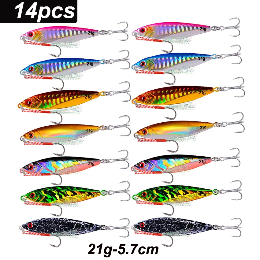 21g-With hook 14pcs