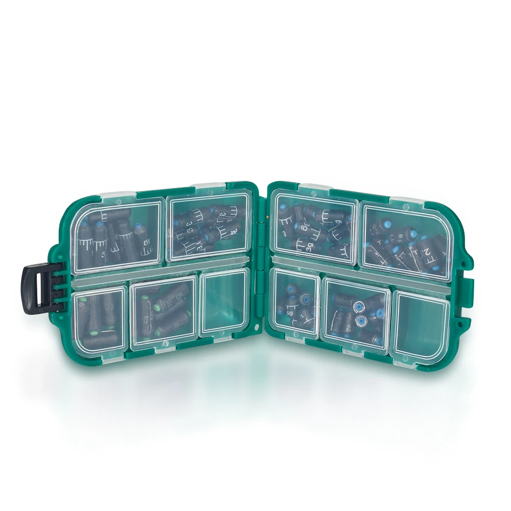 DNDYUJU 25-130 unids/caja plomo regla de Pesca juego de plomo reemplazo rápido 1,5g-5.0g peso plomos accesorios de Pesca aparejos de Pesca - imagen 5