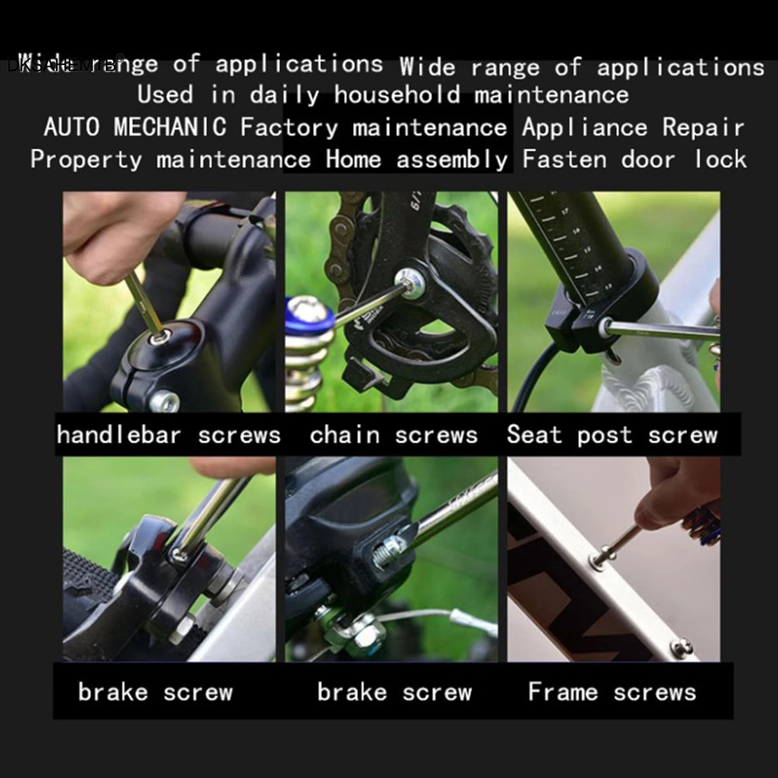 Herramientas de combinación de reparación de bicicletas multifunción, aleación de aluminio duradera, herramienta de mantenimiento de MTB con cortador de cadena, accesorios de ciclismo - imagen 3