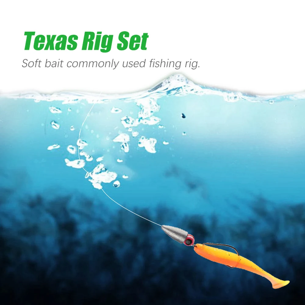 Balas de plomo Jig Head Texas Rig – 2g a 20g agua dulce - imagen 5