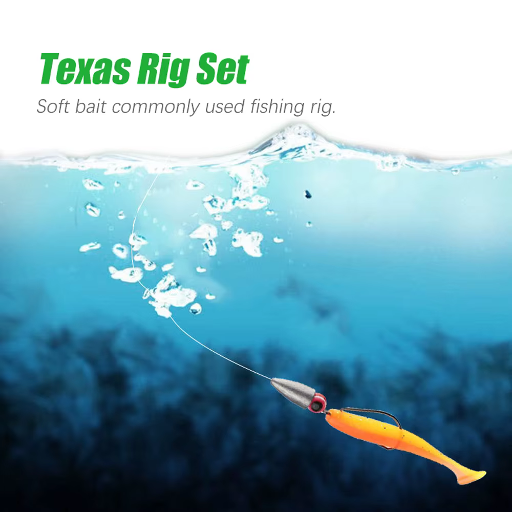 Balas de plomo Jig Head Texas Rig – 2g a 20g agua dulce - imagen 5