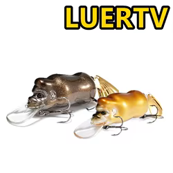 8010 6,5 cm 16,7g1PCS señuelo LURETV importado de Japón con superficie de agua original roca, gorila regordeta, cebo de lubina GONG Jr.