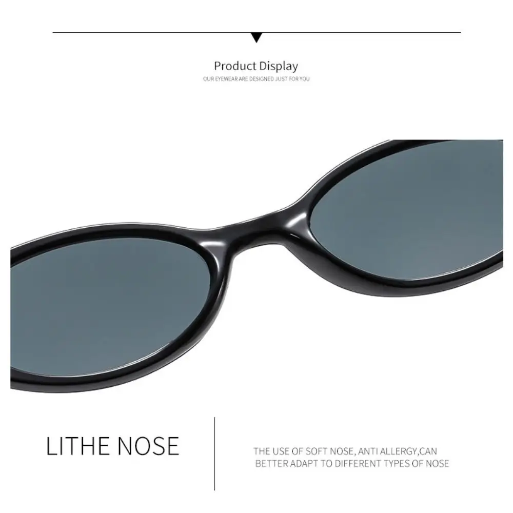 Nuevas gafas de sol Retro con forma de ojo de gato, gafas de sol con montura ovalada de Color caramelo a la moda, gafas para mujer y hombre con protección UV400 - imagen 4