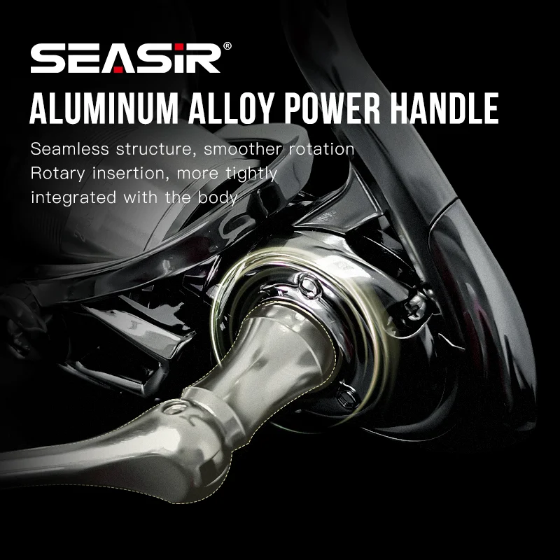 Carrete spinning SEASIR DW – Arrastre potente con POWER HANDLE - imagen 3