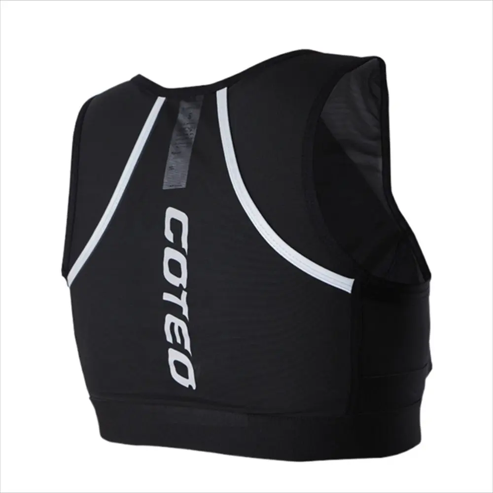 Chaqueta para correr para hombre y mujer, mochila reflectante transpirable para correr, chaleco para maratón, bolsa de almacenamiento para correr, paquete de pecho para correr