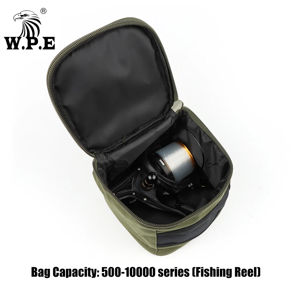 W.P.E-Bolsa de Pesca de 1 piezas, Oxford bolso de tela, aparejos de rueda de carpa 500-10000, bolsa de carrete de Pesca, accesorios de Pesca impermeables - imagen 5