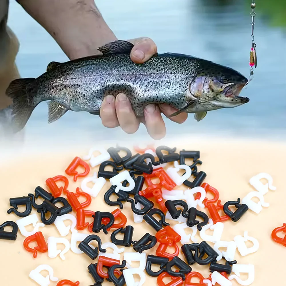 MNFT 30 Uds. Accesorios de pesca con horquilla giratoria de cambio rápido, arnés sobre orugas con horquilla de velocidad, Kit de aparejo dorado para cuchillas giratorias - imagen 5